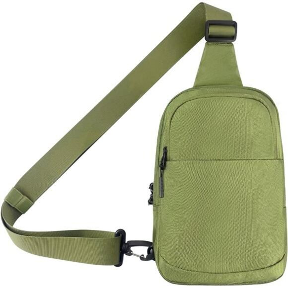 Waterproof mini sling bag crossbody chest bag small travel phone bag for men wom - Picture 1 of 8